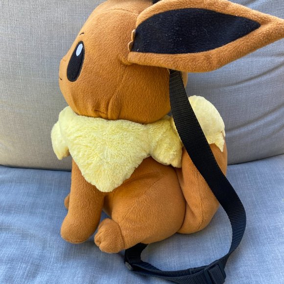 Pokemon Eevee Plush Stuffed Animal Backpack Bag FAB Starpoint NY 2016 12.5" - Picture 12 of 16